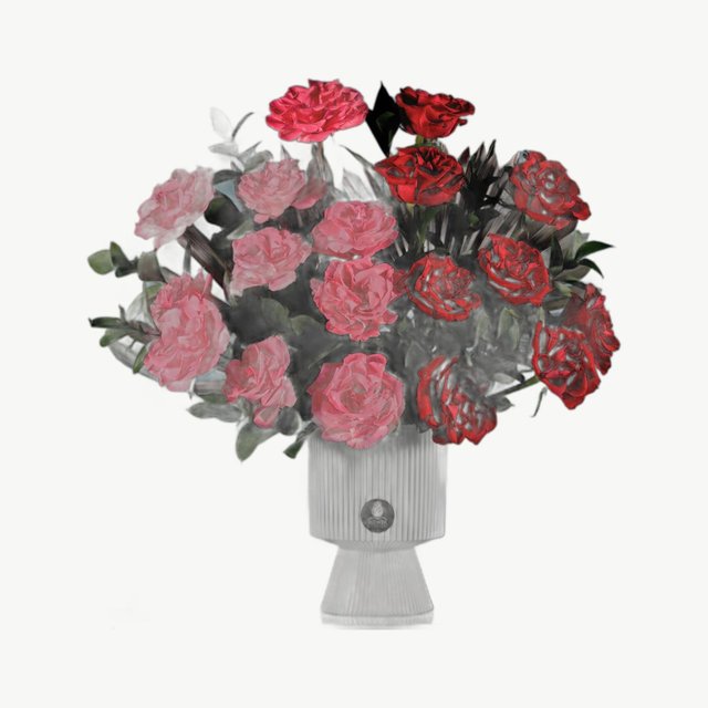 Pink Carnation Vase